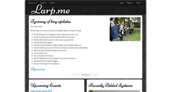 Desktop Screenshot of larp.me